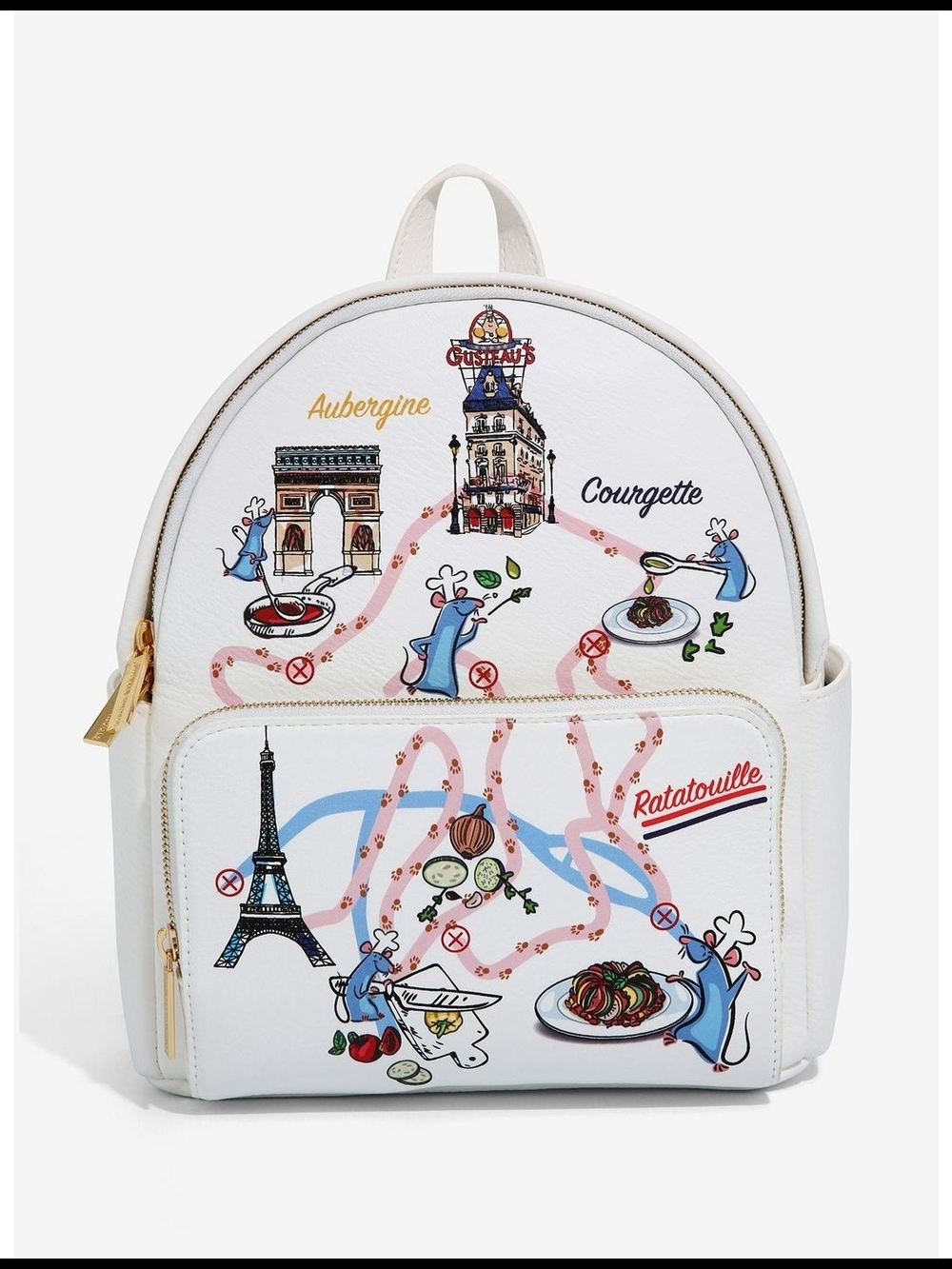 Danielle Nicole Ratatouille Map Mini Backpack - Boxlunch Exclusive BNWT